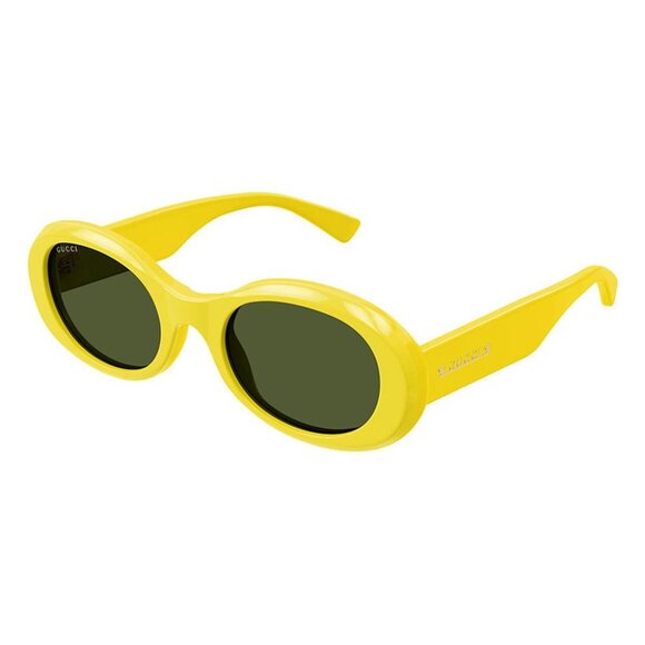 NEW GUCCI SUNGLASSES GUCCI GG1587S 004 YELLOW/GREEN EYEWEAR - Picture 1 of 4